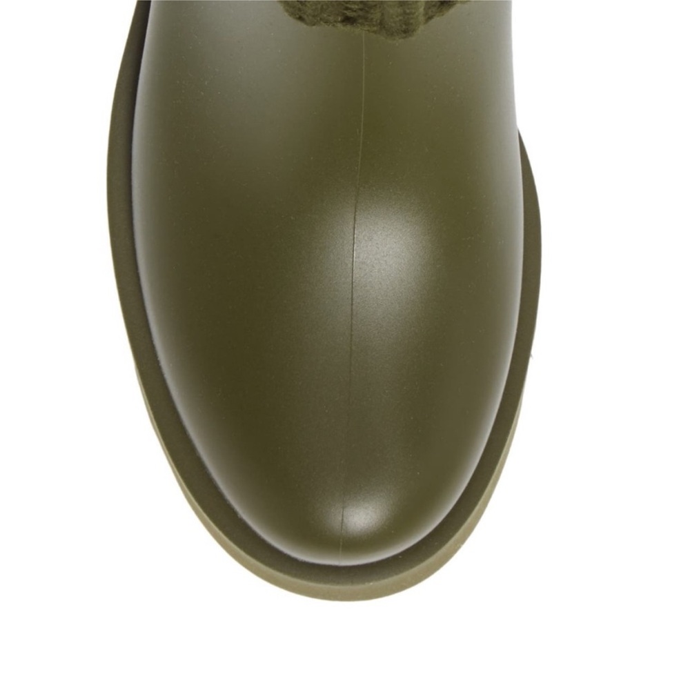 MONCLER | NIB $400 Ginette Waterproof Rain Boot in Olive Green, Size 39 - Picture 5 of 15